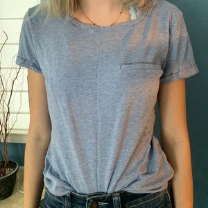 Blue H&M pocket tee